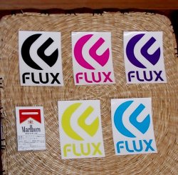 画像1: FLUX BINDINGS（フラックス）　LOGO　Sticker(ロゴステッカー）(4)